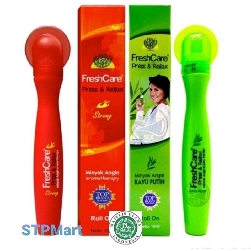 FRESHCARE FRESH &amp; RELAX MINYAK ANGIN ROLL ON AROMATHERAPY STRONG 10 ML