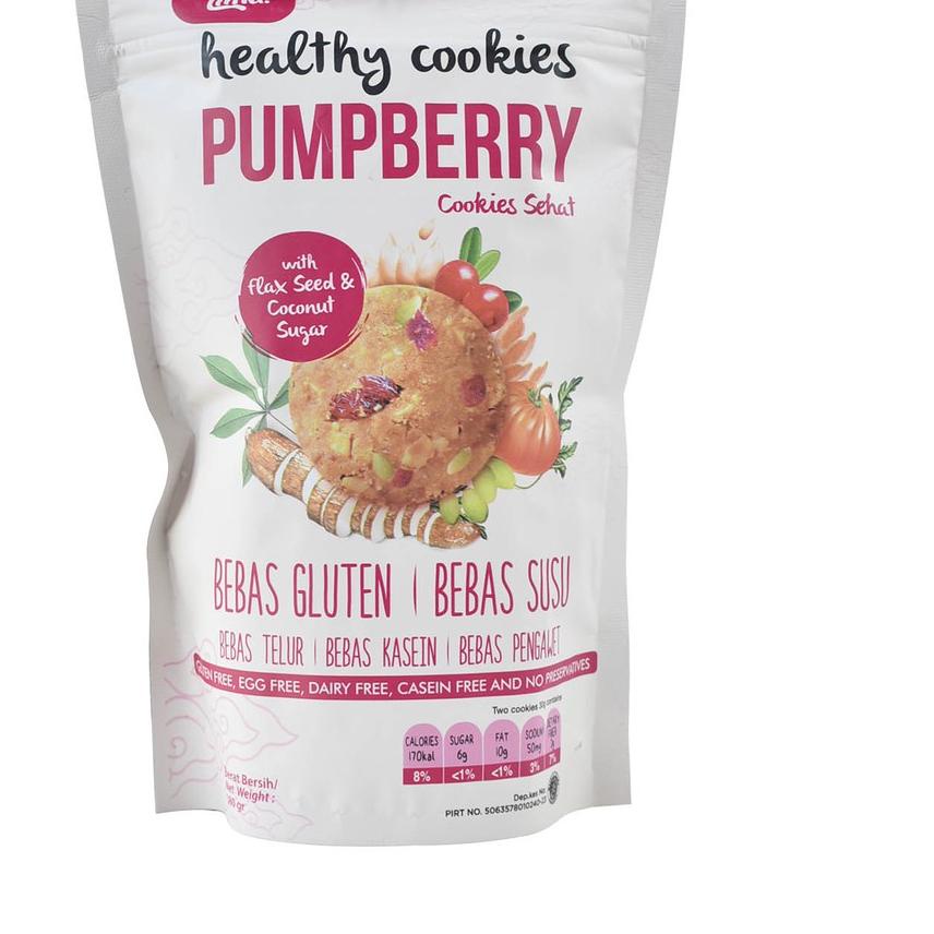 

Discount [TD4] Ladang Lima Gluten Free Pumpberry Cookies - 180 Gr