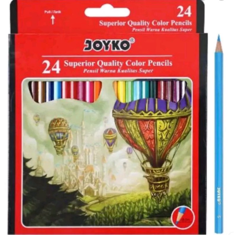 

pensil 24 warna joyko