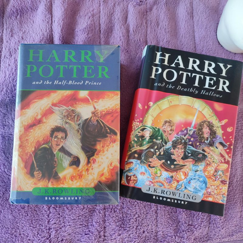 [preloved] Harry Potter 6 & 7 HC Hardcover English Bloomsbury ori