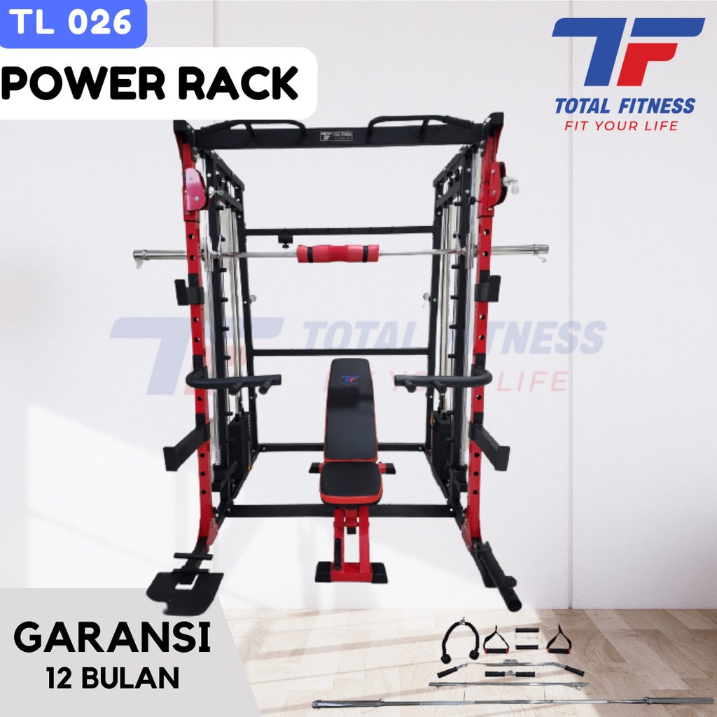 Alat Fitness Power Rack TL HG 026 Total Fitness