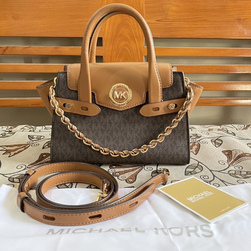 MK Michael Kors Original Preloved Carmen Extra Small Kulit Asli Branded Second Mulus