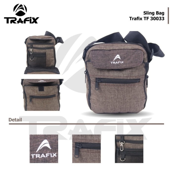 [KLIKTAS] Tas slempang pria TRAFIX - TF 30033 - sling bag gaul