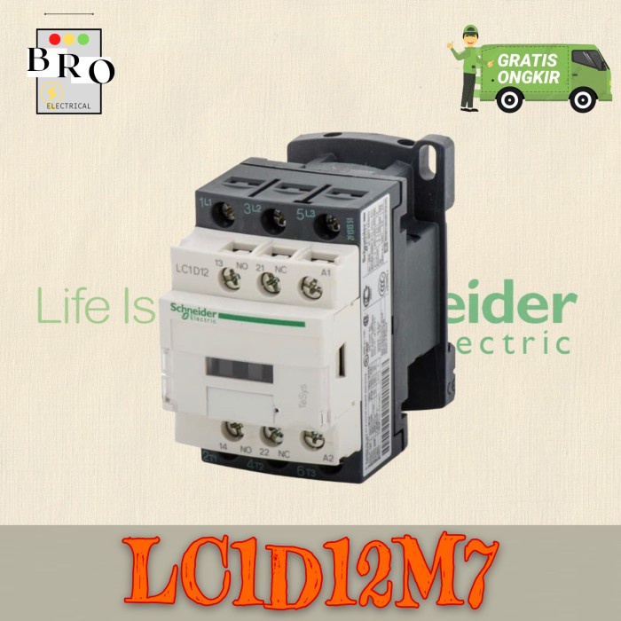 Schneider Kontaktor Lc1D12 / Contactor Lc1D12M7