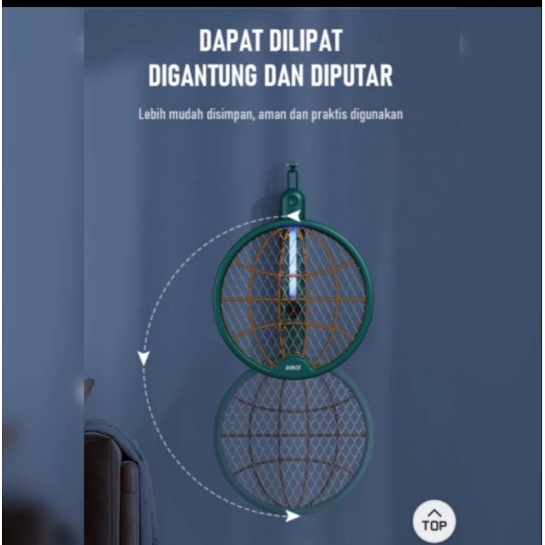 Raket Nyamuk Robot RT-MS01 Perangkat Serangga - Robot RT MS01 Original