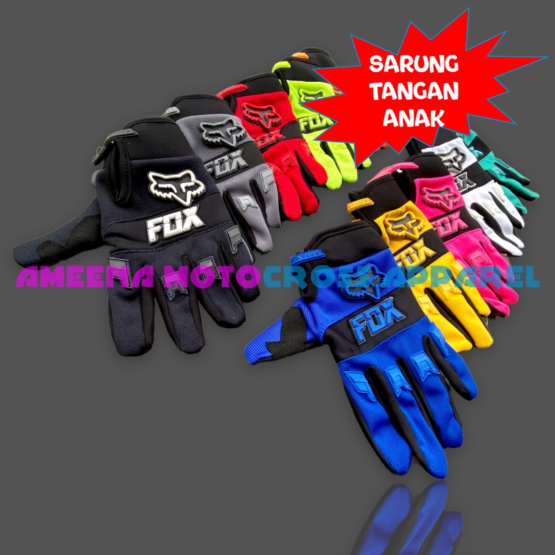 Sarung Tangan Motor Anak - Sarung Tangan Trail Anak - Sarung Tangan Motocross Anak - Sarung Tangan Anak Touring - Sarung Tangan Anak Enduro - Sarung Tangan Trabas Anak - Sarung Tangan Adventure - M1