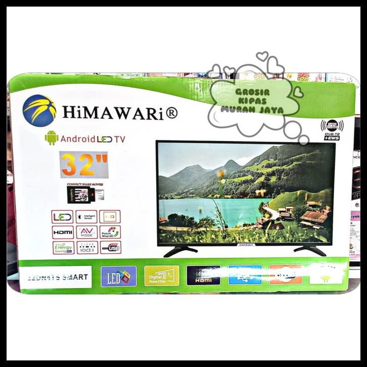 Tv Himawari 32 Inch Smart- Android Tv 32Dn4Ts (Free Bubble Warp).Murah