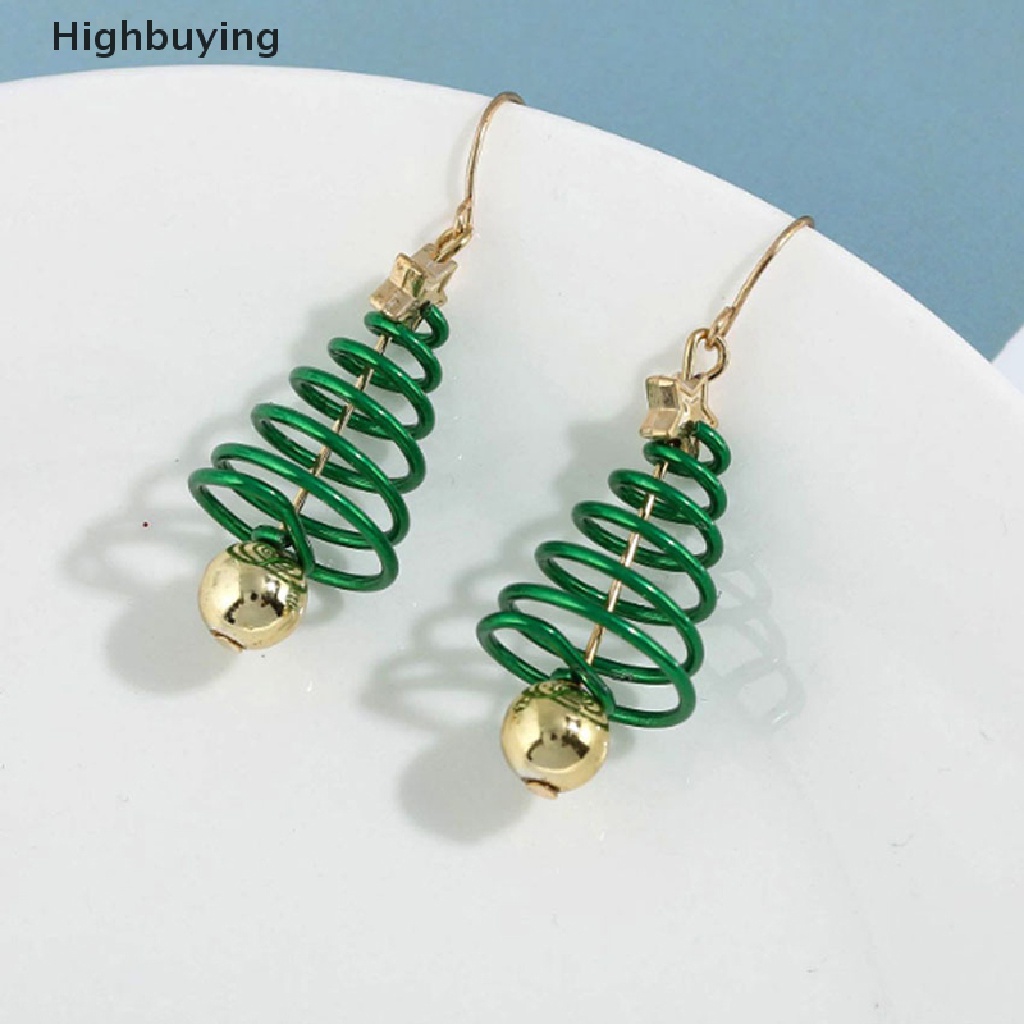 Hbid Anting Pohon Natal Anting Gantung Bintang Merry Xmas Earrings Glory