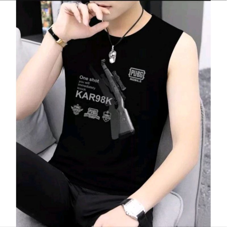 SINGLET PRIA DEWASA KAR98AK  KAOS TANPA LENGAN / LEKBONG PRIA / KAOS DALAM