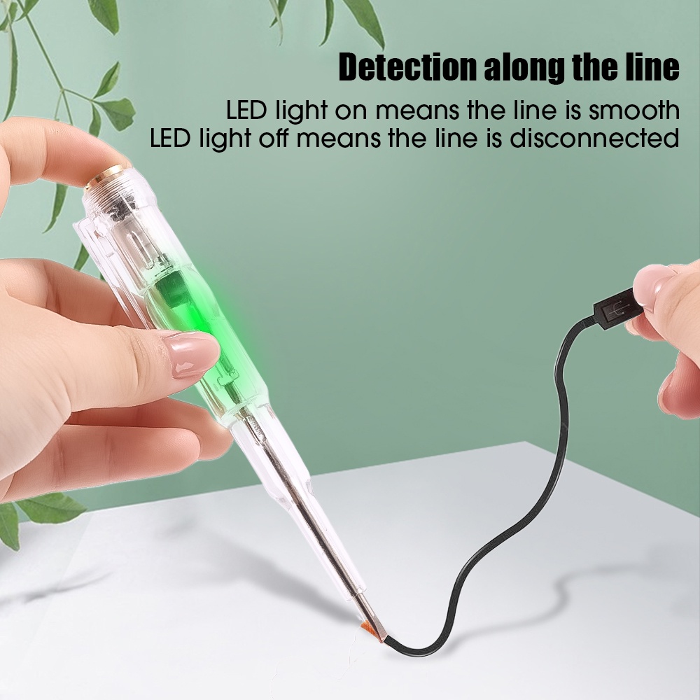 70-250v Dual Color LED Smart Voltage Tester Pen Non-contact Induction Power Detector Pen Obeng Elektrik Probe Indikator Sirkuit Voltmeter Sirkuit Tester