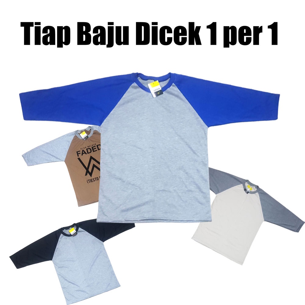 Baju Dewasa, Kaos Raglan Remaja dan Dewasa