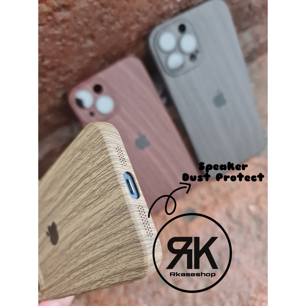 OAK Wood Soft Tpu Motif Kayu Iphone X XR Xs max 11 12 13 14 pro max 14 plus case cover casing