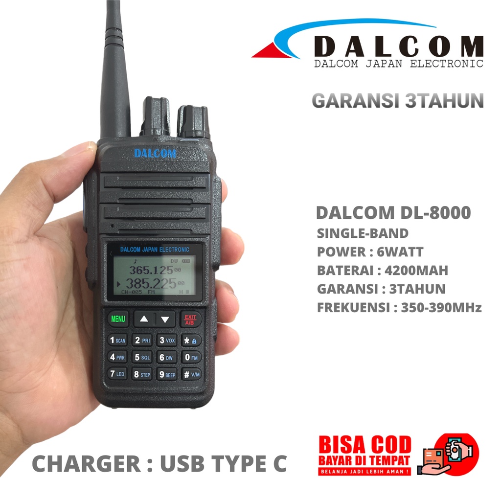 HT DALCOM DL-8000 UHF 350-390 MHZ