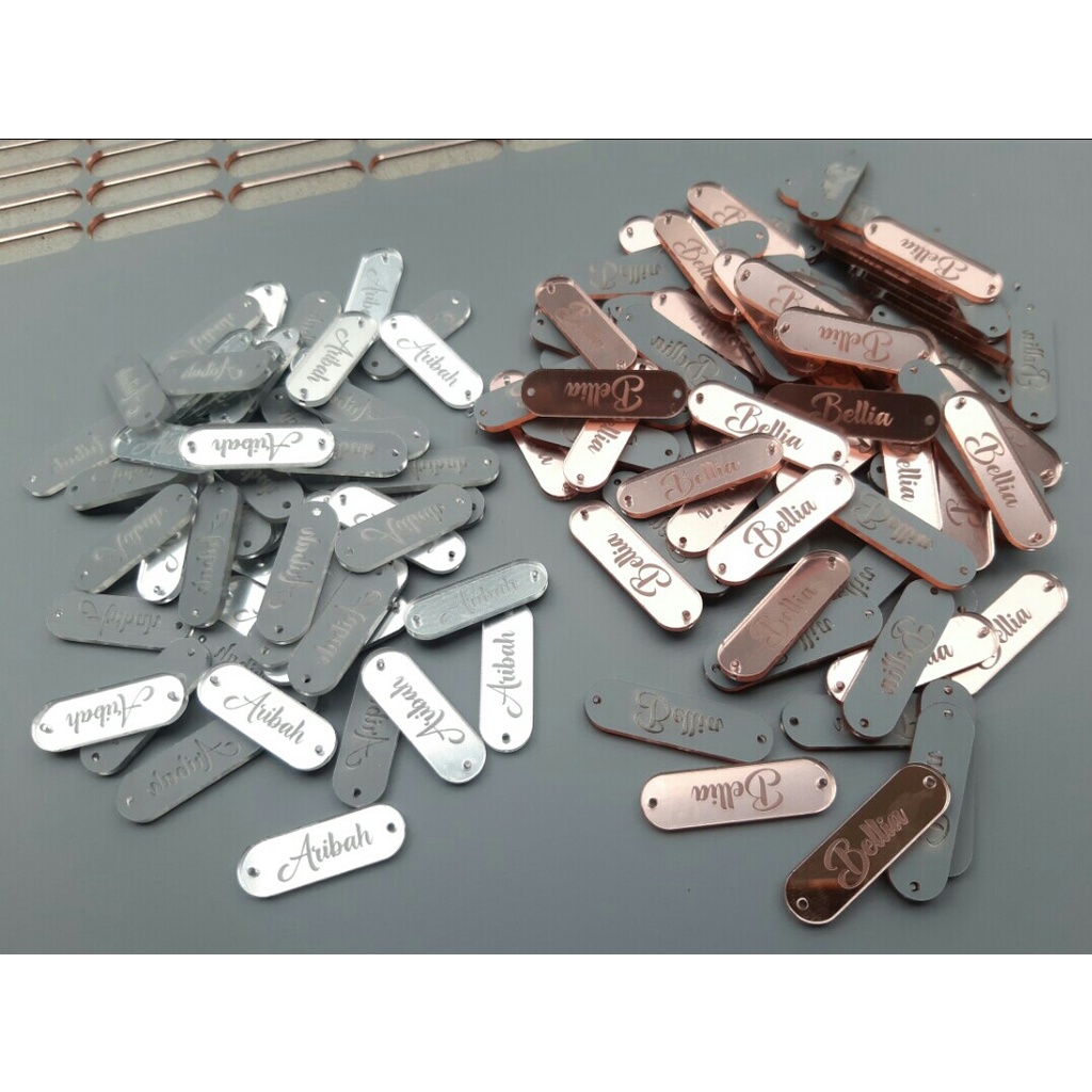 

Label Hijab Acrylic | Label Akrilik | Label Brand Akrilik Custom | Label Akrilik Mirror