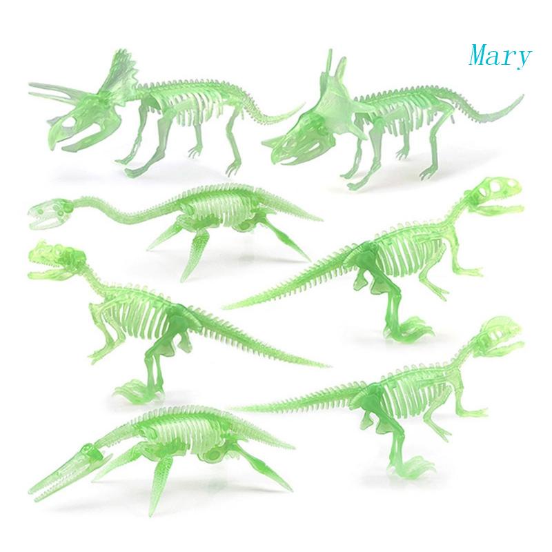 Mary Mainan Bangunan Model Kerangka Dinosaurus Figurine Mini Untuk Kolektor Hobi Anak