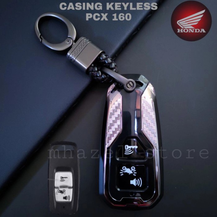 PAKET GANTUNGAN KUNCI DAN COVER REMOTE KUNCI HONDA ALL NEW PCX 160