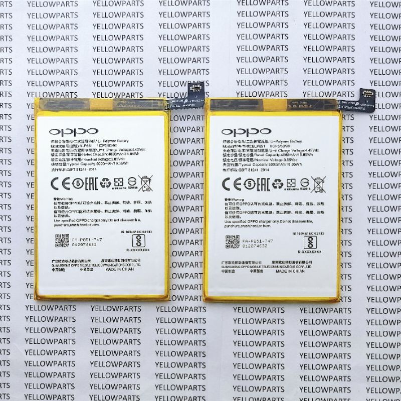 BATT BATTERY BATRE BATERAI BATEREI OPPO A74 4G BLP851 ORIGINAL