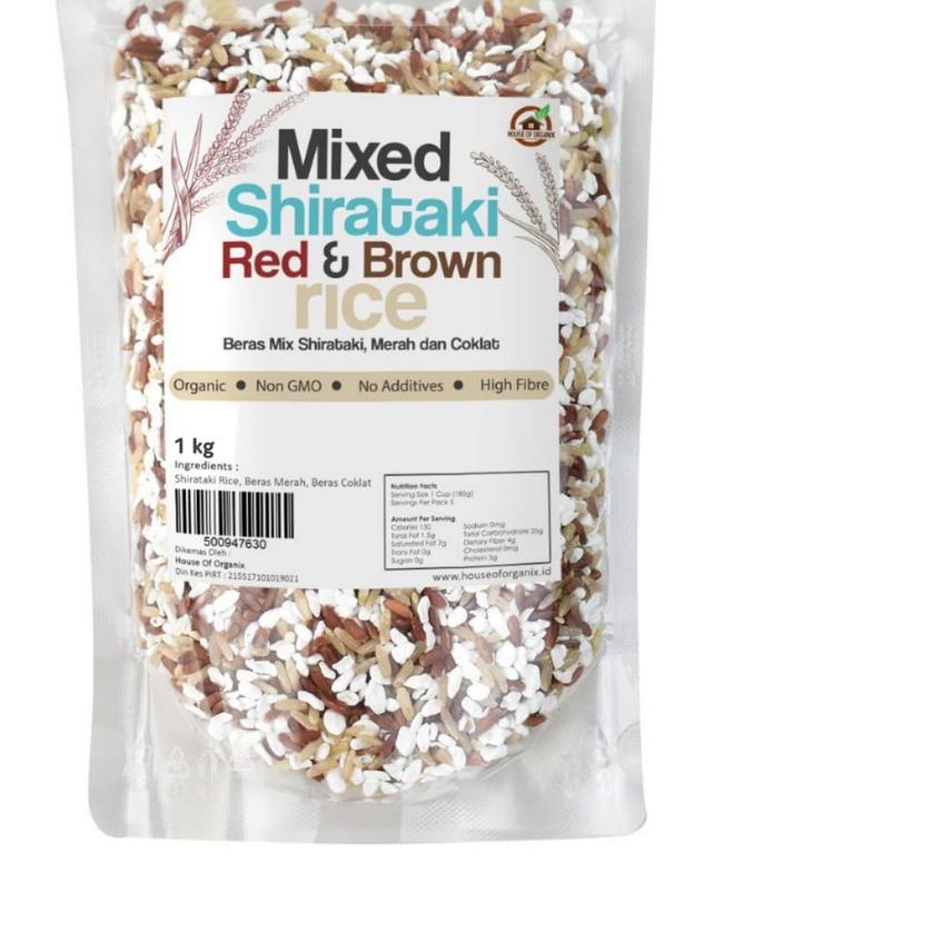 

➨ House Of Organix Mixed Shirataki , Red And Brown Rice 1 Kg ♦