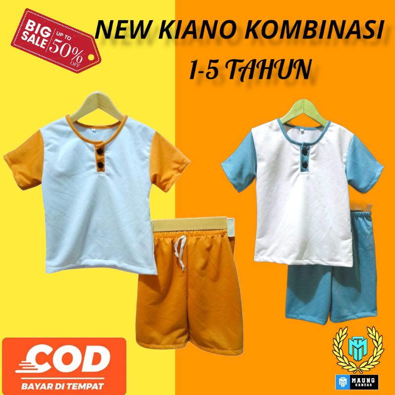 Setelan Baju Kiano Anak 1-5 Tahun