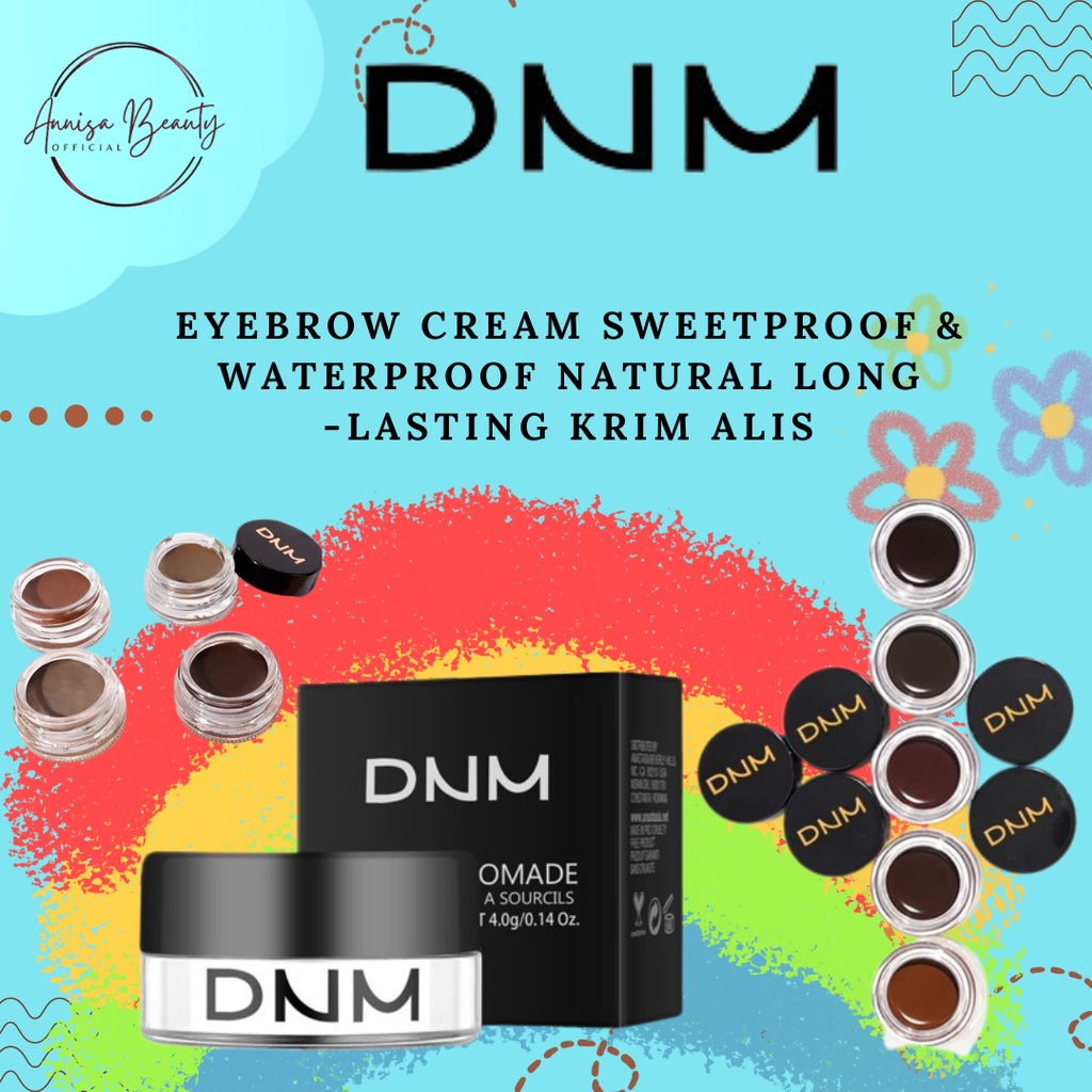 [100% ORIGINAL] DNM Eyebrow Cream Sweetproof &amp; Waterproof Natural Long-lasting Krim Alis