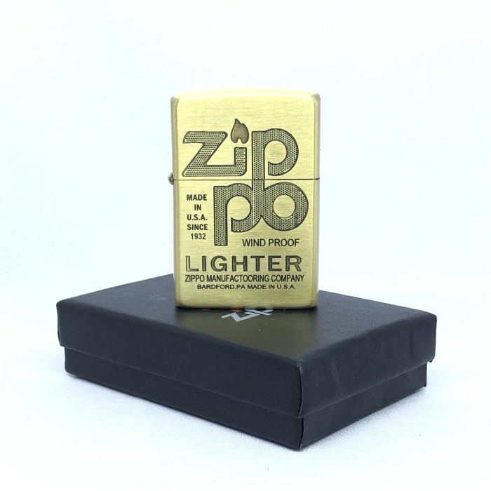 Korek Api Zippo Gold Zippo American Classic Lighter Grafir Premium