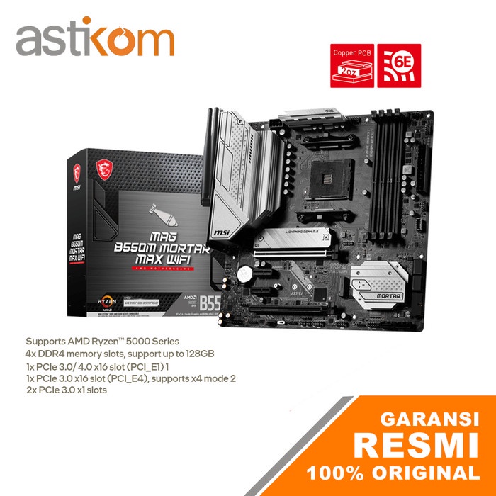 Motherboard MSI MAG B550M Mortar MAX WiFi