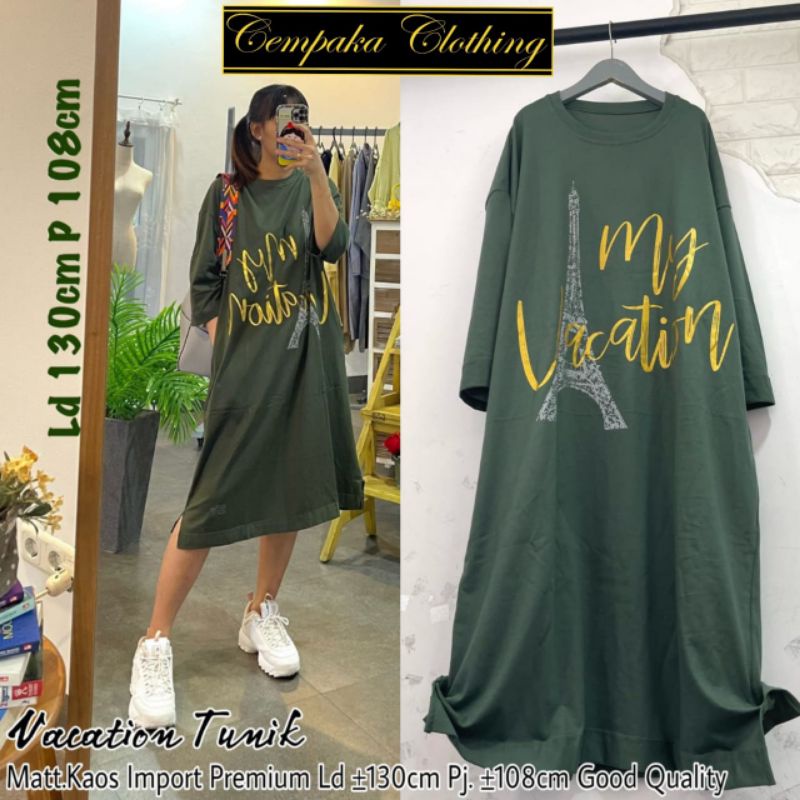 Vacation Long Tunik by Cempaka clothing