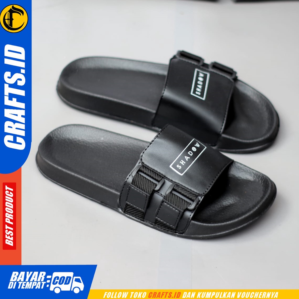 CRAFTS Warf - Sandal Slide Casual Sendal Distro Pria Terbaru