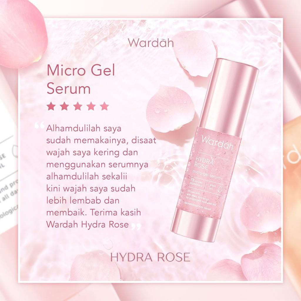 Wardah Hydra Rose Micro Gel Serum 30Ml