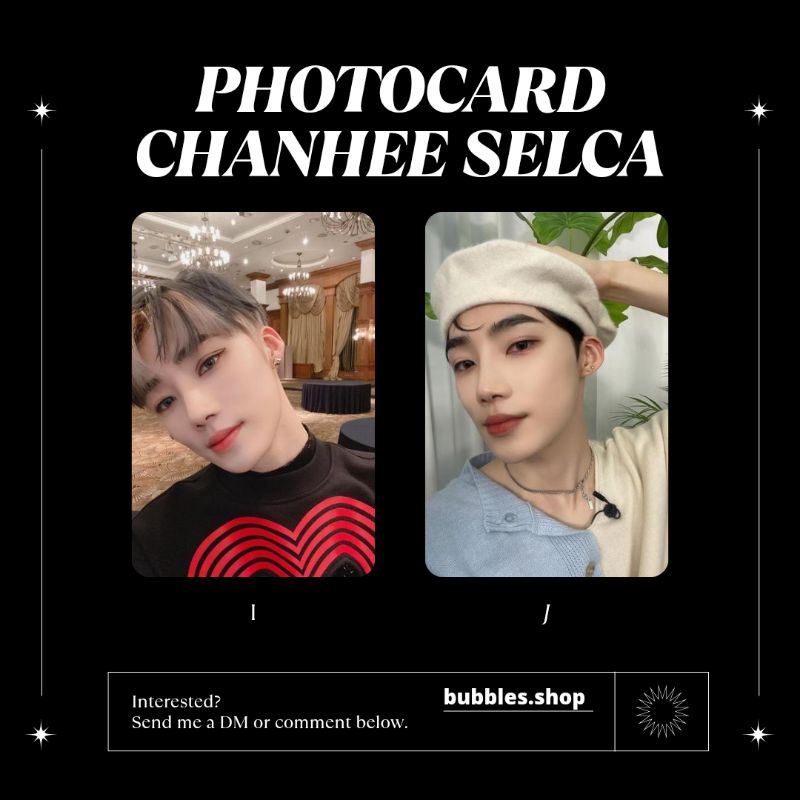 PHOTOCARD UNOFFICIAL CHANHEE THE BOYZ SCA