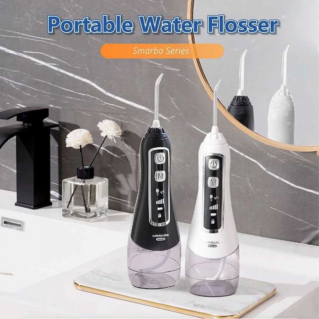 Dental Flosser Alat Semprot Pembersih Gigi dan Mulut Rechargeable