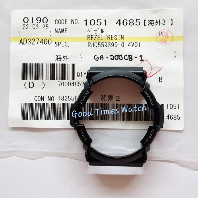 BEZEL G-SHOCK GA-200CB-1 GA 200CB GA 200 CASIO ORIGINAL