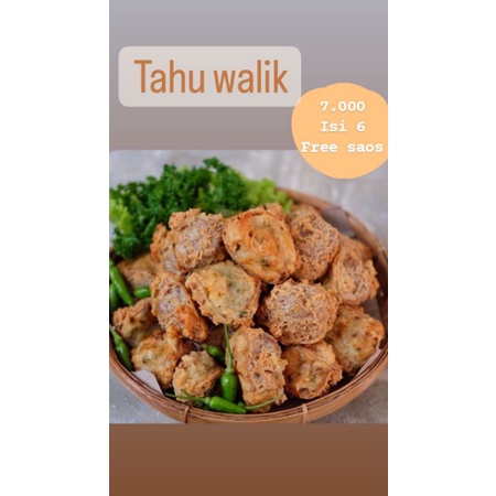 

Tahu Walik Daging Ayam Tanpa Pengawet 100% HALAL Free Saos