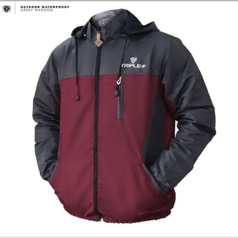 jaket outdoor waterproof triple f