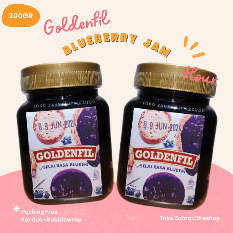 

GOLDENFIL BLUEBERRY JAM Share In Jar 220gr