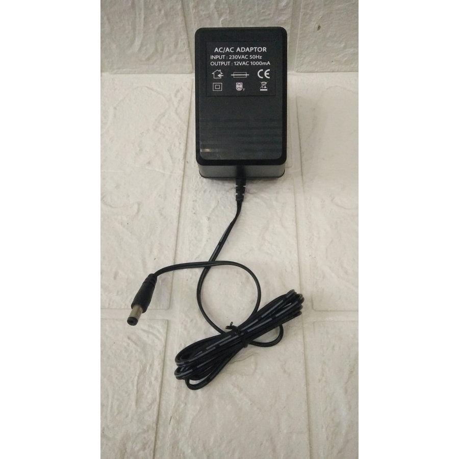 AC AC ADAPTER 12V AC 1000mA