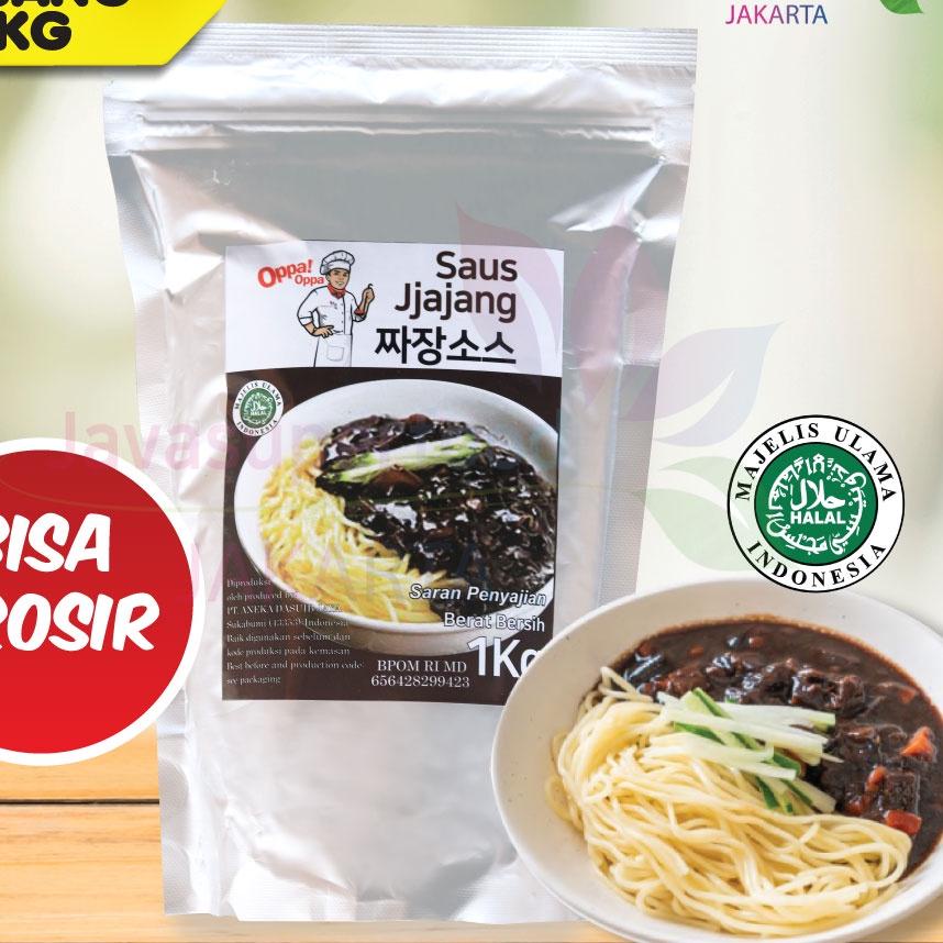 

♡ Saus Jjajang Halal Pasta Kedelai Hitam 1kg Saus jjajangmyeon Oppa!Oppa ✼