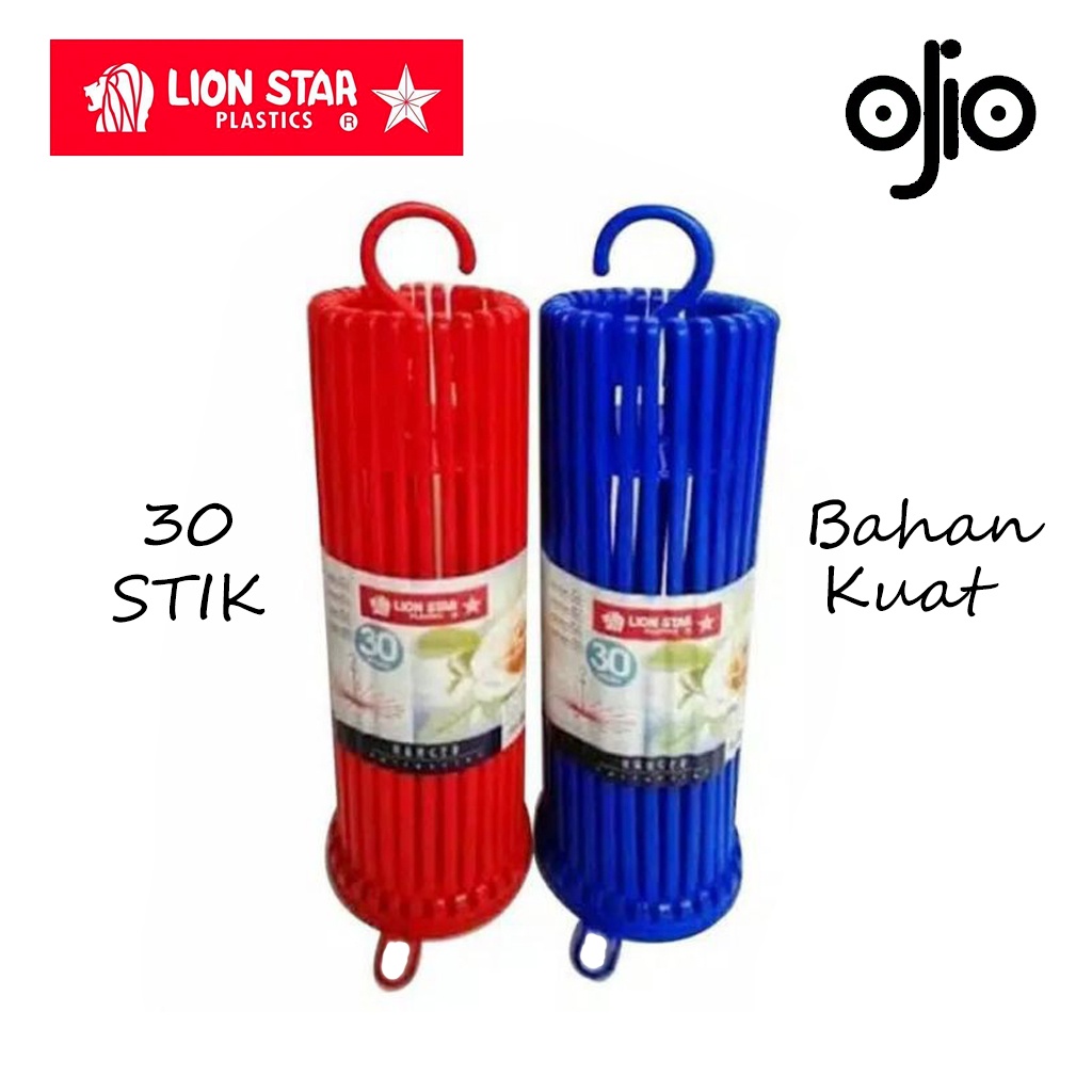 Gantungan Baju Bayi 30 Stik Lion Star / Folding Hanger Gantungan Baju Bayi Bulat Lion Star