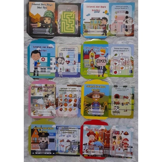 

Amplop lebaran motif PROVESI VIRALLLL ISI 1000