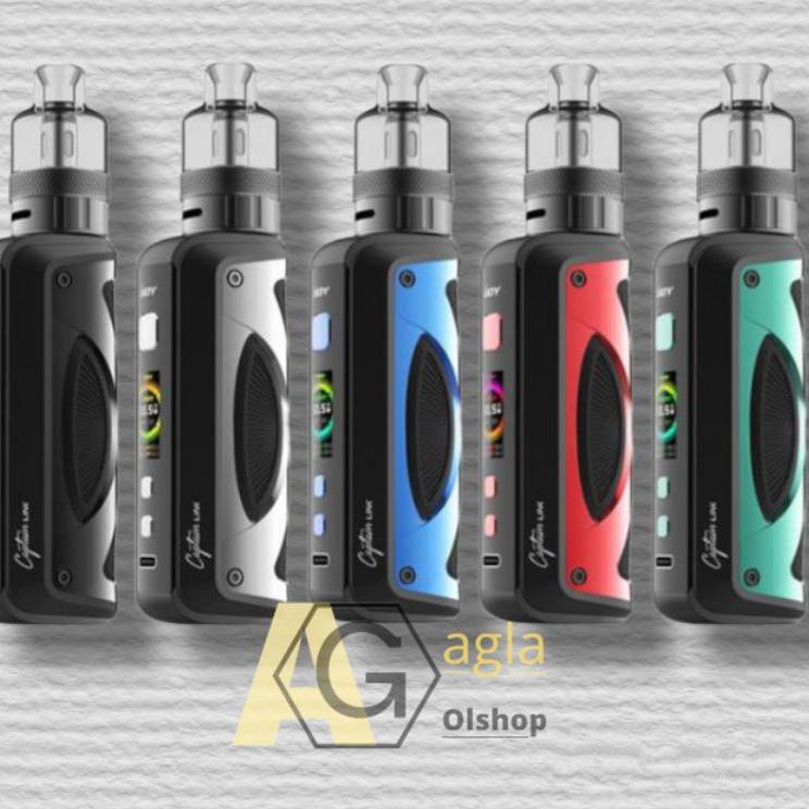 New elektronik kecil lainnya COD Model Keren.. TERBARU VAPOORR IJOY CAPTAIN 100W LINK KIT ORIGINAL SATU SET AMR Jaya22