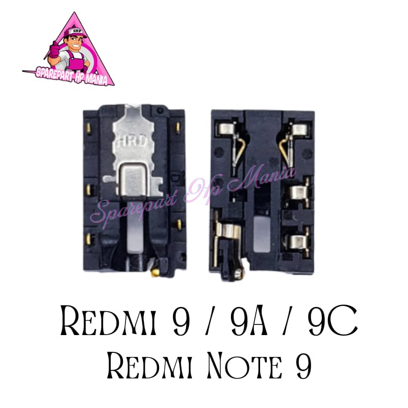 KONEKTOR HEADSET REDMI 9 9A 9C NOTE 9 CONNECTOR HANDSFREE XIAOMI