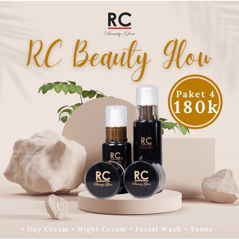 RC GLOW BEAUTY SKINCARE GLOWING AMAN BPOM 100%