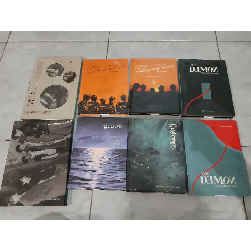 DAY6 ALBUM ONLY, DAY6 ALBUM ENTROPY, DEMON, NEGENTROPY, GLUON, MOONRISE FULLSET