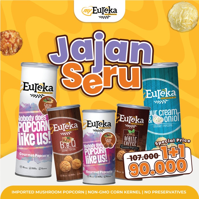 

[BISA COD] ALL TIME FAVORITE Eureka Popcorn - COCOA+KIMCHI