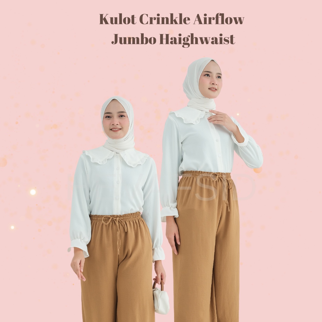 KULOT CRINCKLE AIRFLOW JUMBO HAIGHWAIST