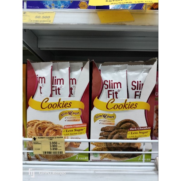 

slim n fit cookies dark choco dan raisin cinnamon