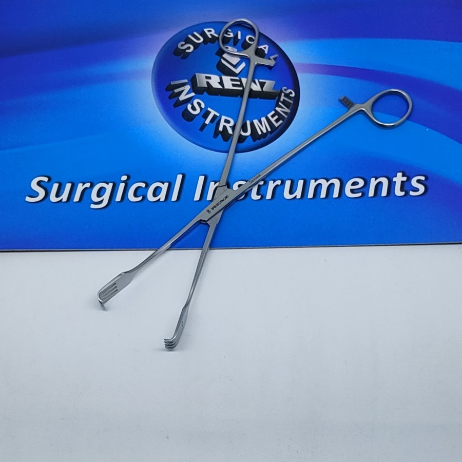 Alat medis Alkes Schroder Uterine Tenaculum Forcep 4x4 Teeth 26 cm|Renz Surgical