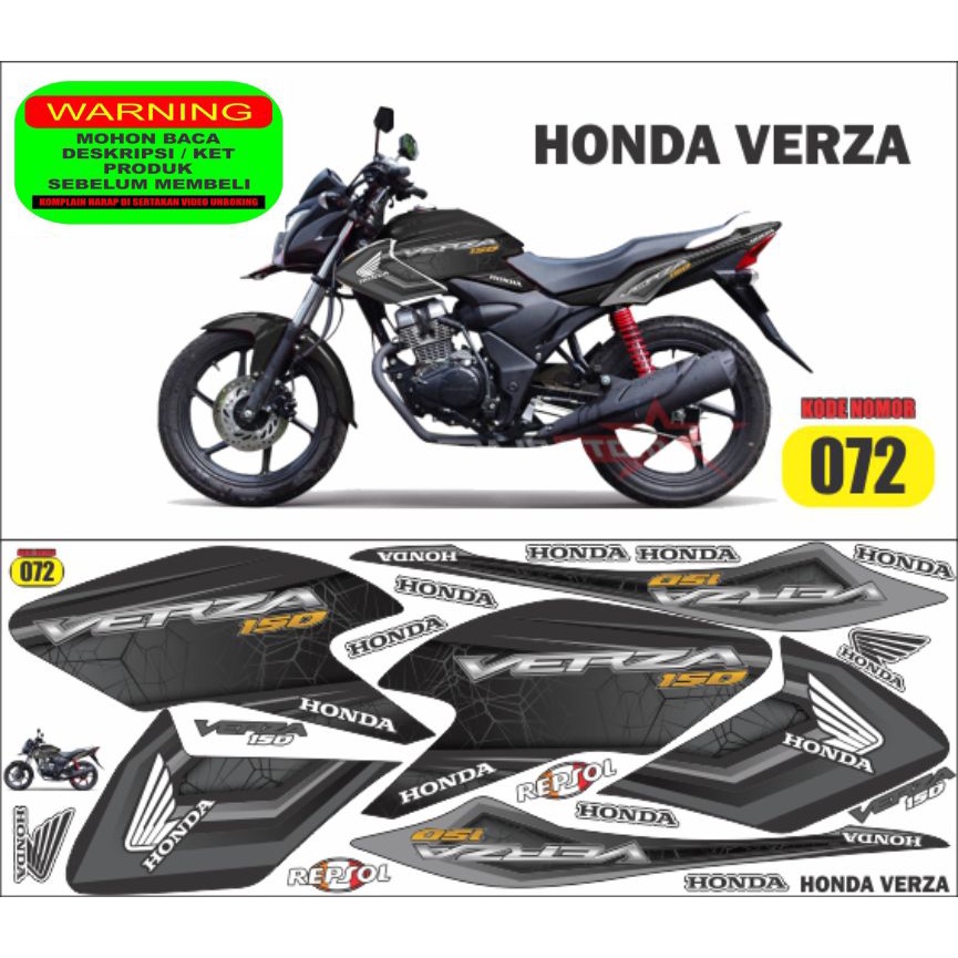 Jual Sticker Striping Honda Cb Verza Decal Cb Verza Variasi Cb