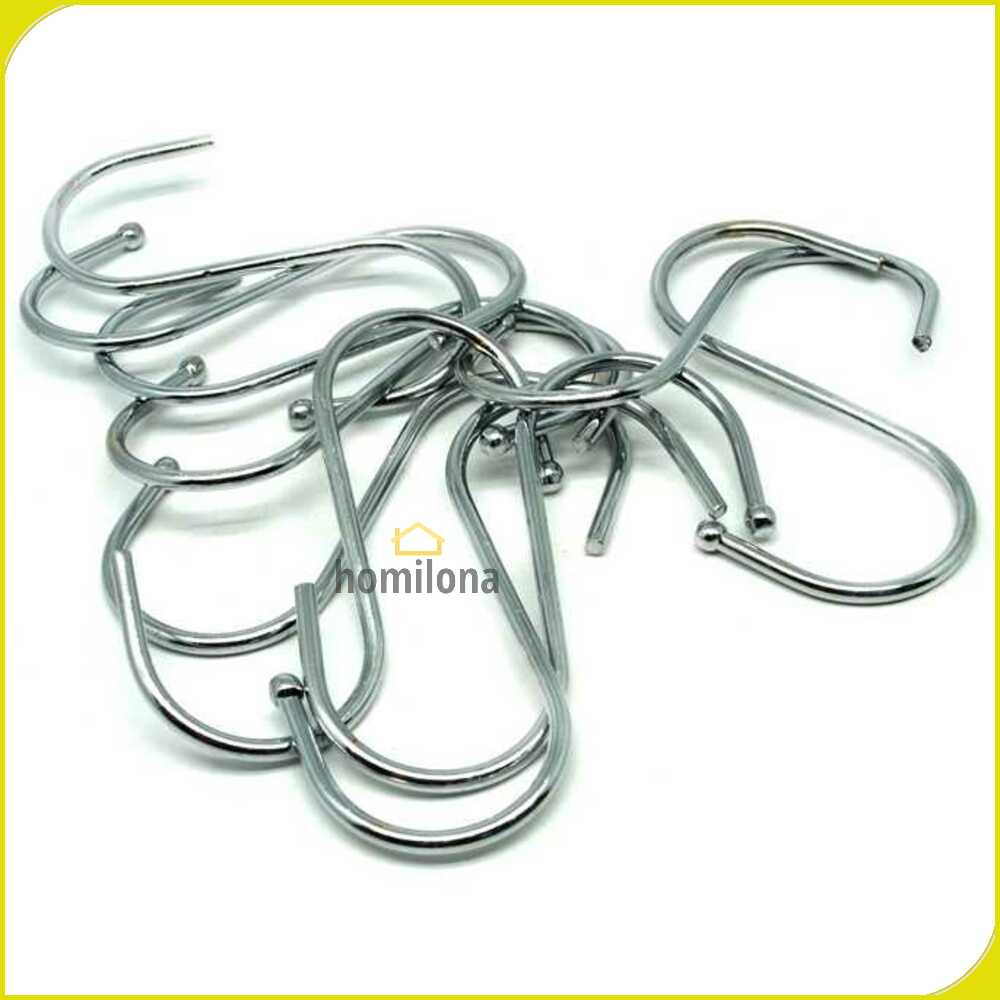 Hanger Gantungan Serbaguna Stainless Steel 10 PCS - M127105