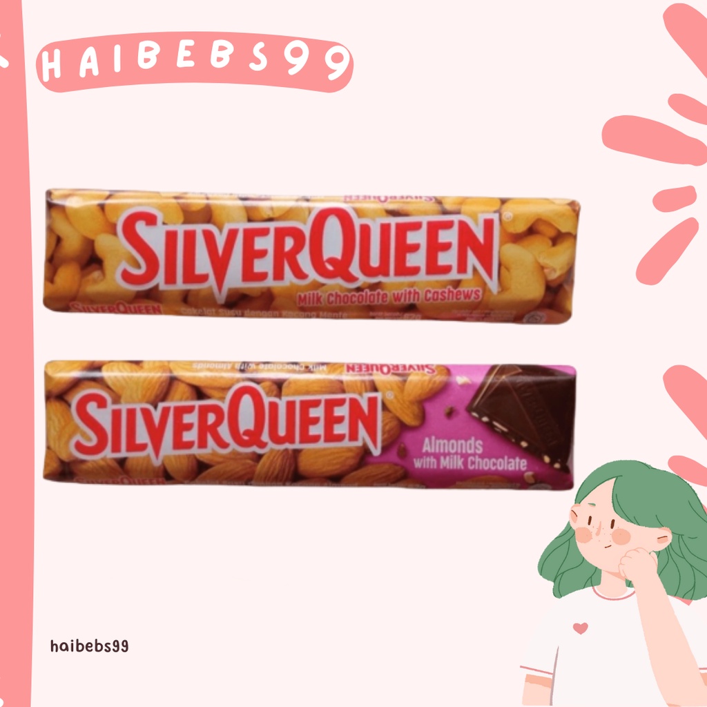 

Silverqueen 62 gram Silverqueen Cashew 62 gram Silverqueen Coklat